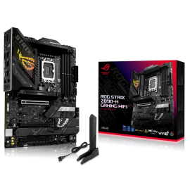 Материнская плата ASUS ROG STRIX Z890-H GAMING WIFI LGA1851 ATX 4xDDR5 3xPCIEx16 4xM.2 2xUSB-C DP HDMI 5GLAN Wi-Fi 7