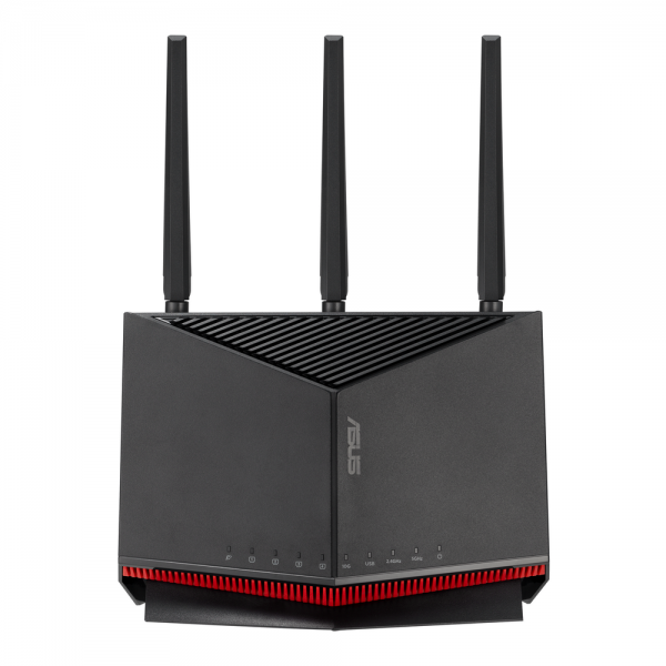 Маршрутизатор ASUS RT-BE86U (RT-BE86U/EU) WiFi 7 10G 4х2.5G 2хUSB 1032+5764Mbps 5GHz/2.4GHz