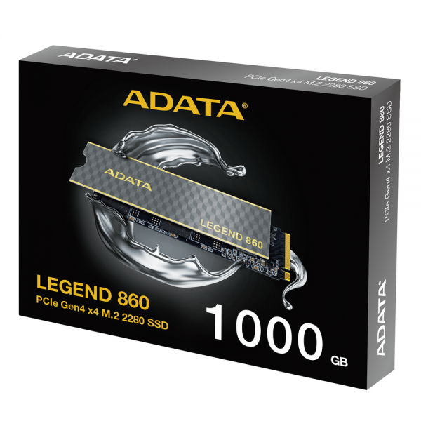 Твердотельный накопитель SSD ADATA M.2 2280 1TB LEGEND 860 PCI-E 4.0x4,R:6000/ W:4000MB/s