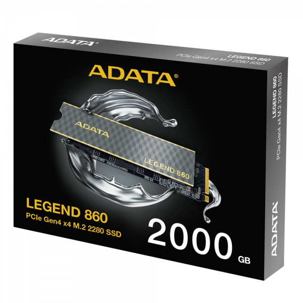 Твердотельный накопитель SSD ADATA M.2 2280 2TB LEGEND 860 PCI-E 4.0 x4 R:6000/ W:5000MB/s