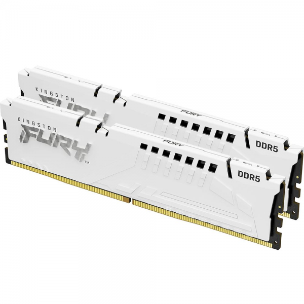 Модуль памяти Kingston 64GB FURY Beast White AMD DDR5 DIMM 6000 (kit 2*32gb)