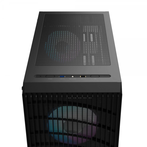 Корпус Case Ocypus Gamma C70 BK ARGB ATX / win / black / 4 ARGB fans / no PSU / Tempered Glass