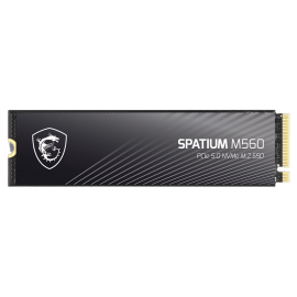 Твердотельный накопитель SSD MSI M.2 2280 1TB SPATIUM M560 Client SSD S78-440L0F0-P83, PCIe Gen5x4 with NVMe