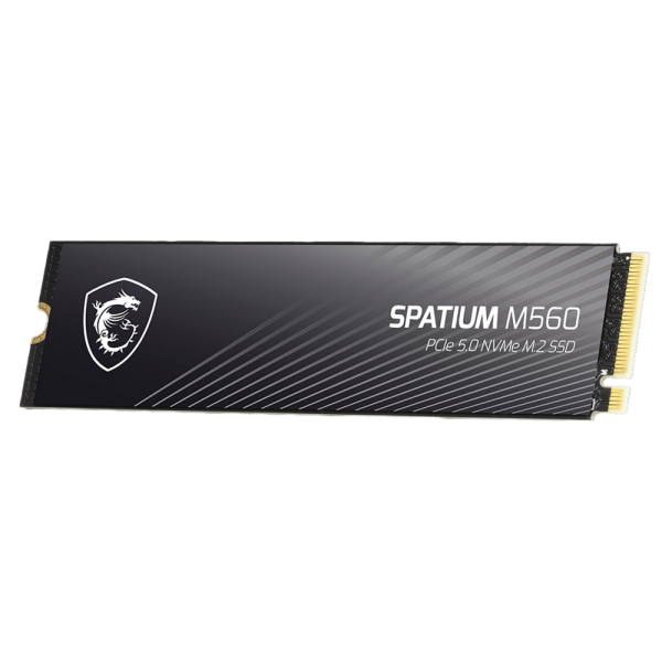 Твердотельный накопитель SSD MSI M.2 2280 1TB SPATIUM M560 Client SSD S78-440L0F0-P83, PCIe Gen5x4 with NVMe