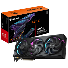 Видеокарта Gigabyte RX9070XT AORUS E 16GB GDDR6 256bit 2xDP 2xHDMI 3FAN RTL
