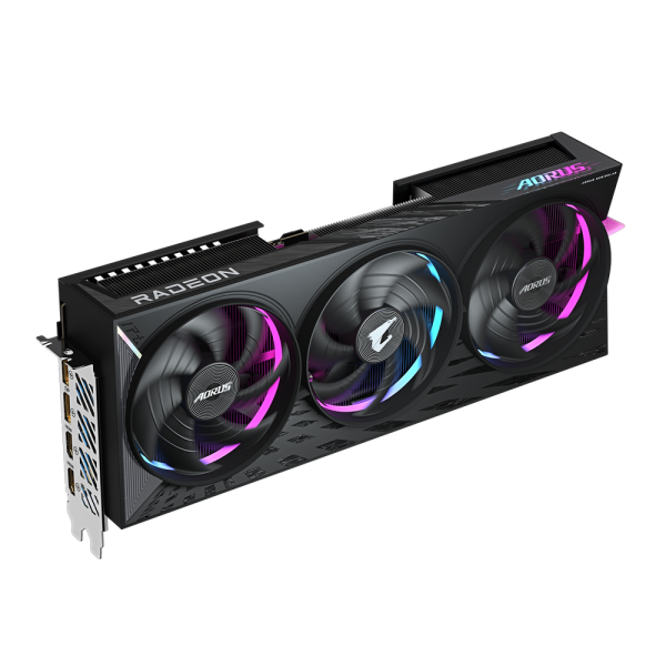 Видеокарта Gigabyte RX9070XT AORUS E 16GB GDDR6 256bit 2xDP 2xHDMI 3FAN RTL