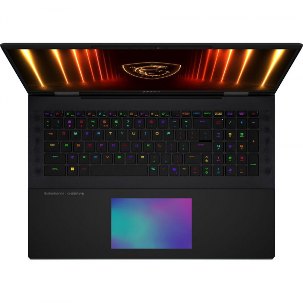Ноутбук MSI Titan 18 HX AI A2XWJG-206RU Intel Core Ultra 9 285HX/64Gb (2*32 D5)/SSD4Tb/RTX5090 24Gb (175W)/18"/IPS/MiniLED/WQUXGA/3840x2400/120Hz/Win11/RJ-45/Black/3.6kg