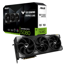Видеокарта ASUS RTX5080 TUF GAMING OC 16GB GDDR7 256bit 3xDP 3xHDMI 3FAN RTL [TUF-RTX5080-O16G-GAMING]