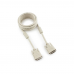 Кабель Cablexpert CC-DVI-10 3м, серый, DVI-D single link, 19M/19M, экран, феррит. кольца, медь