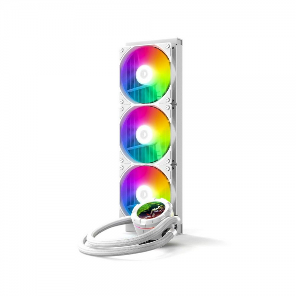 Вентилятор Cooler ID-Cooling SL360 XE WHITE /LCD SCREEN /350W /all Intel /all AMD