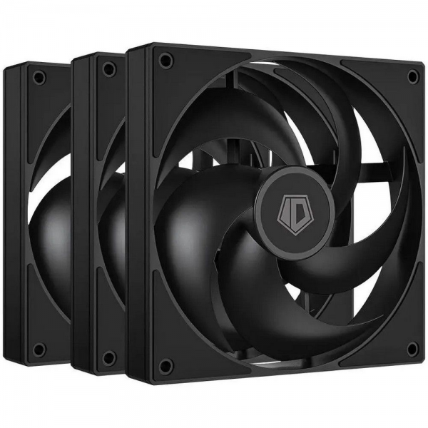 Вентилятор Fan ID-Cooling AS-120-K TRIO BLACK / PWM / Silent/ 3pack