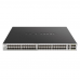 Коммутатор D-Link DGS-3130-54S/B1A Управляемый L3 стекируемый коммутатор с 48 портами 1000Base-X SFP, 2 портами 10GBase-T и 4 портами 10GBase-X SFP+