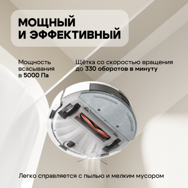 Робот-пылесос Roidmi Bad Pack Robot Vacuum and Mop Cleaner EVE ROOK S