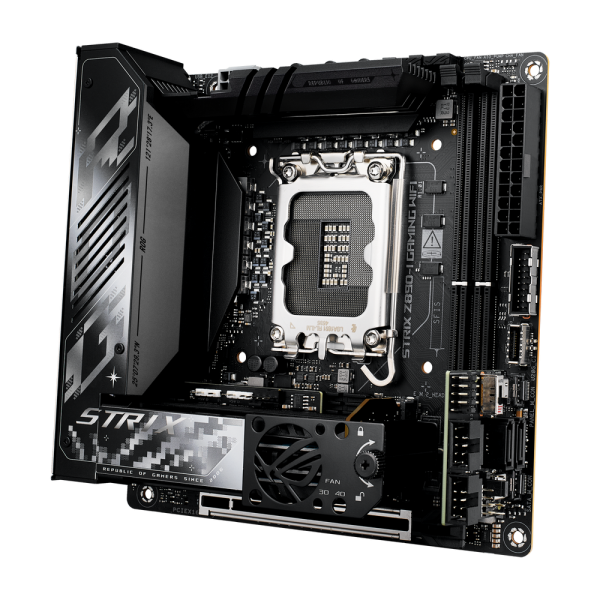 Материнская плата ASUS ROG STRIX Z890-I GAMING WIFI LGA1851 mini-ITX 2xDDR5 PCIEx16 2xM.2 2xThunderbolt USB-C HDMI 2.5GLAN Wi-Fi 7