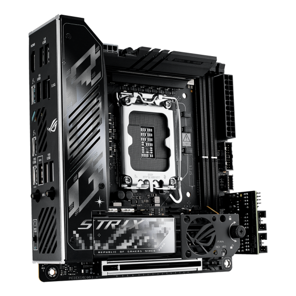 Материнская плата ASUS ROG STRIX Z890-I GAMING WIFI LGA1851 mini-ITX 2xDDR5 PCIEx16 2xM.2 2xThunderbolt USB-C HDMI 2.5GLAN Wi-Fi 7