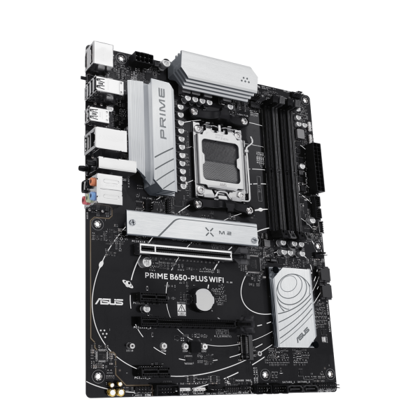Материнская плата ASUS PRIME B650-PLUS WIFI AM5 ATX 4xDDR5 2xPCIEx16 2xPCIEx1 2xM.2 USB-C DP HDMI 2.5GLAN WIFI 6E
