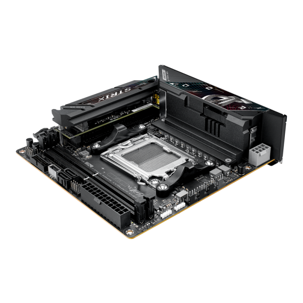 Материнская плата ASUS ROG STRIX B850-I GAMING WIFI AM5 mini-ITX 2xDDR5 PCIEx16 2xM.2 2xUSB-C HDMI 2.5GLAN WIFI 7