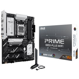 Материнская плата ASUS PRIME B850-PLUS WIFI AM5 ATX 4xDDR5 4xPCIEx16 3xM.2 USB-C DP HDMI 2.5GLAN WIFI 6E