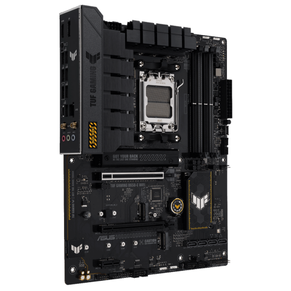 Материнская плата ASUS TUF GAMING B650-E WIFI AM5 ATX 4xDDR5 2xPCIEx16 PCIEx1 3xM.2 USB-C DP HDMI 2.5GLAN WIFI 6E
