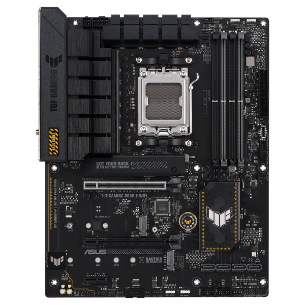 Материнская плата ASUS TUF GAMING B650-E WIFI AM5 ATX 4xDDR5 2xPCIEx16 PCIEx1 3xM.2 USB-C DP HDMI 2.5GLAN WIFI 6E