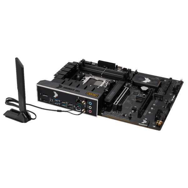 Материнская плата ASUS TUF GAMING B650-E WIFI AM5 ATX 4xDDR5 2xPCIEx16 PCIEx1 3xM.2 USB-C DP HDMI 2.5GLAN WIFI 6E