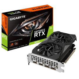 Видеокарта Gigabyte RTX3050 WINDFORCE OC V2 6GB GDDR6 96bit 2xDP 2xHDMI 2FAN RTL