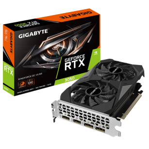 Видеокарта Gigabyte RTX3050 WINDFORCE OC V2 6GB GDDR6 96bit 2xDP 2xHDMI 2FAN RTL