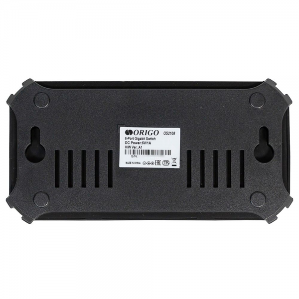 Неуправляемый коммутатор ORIGO OS2108/A1A 8x1000Base-T, корпус пластик