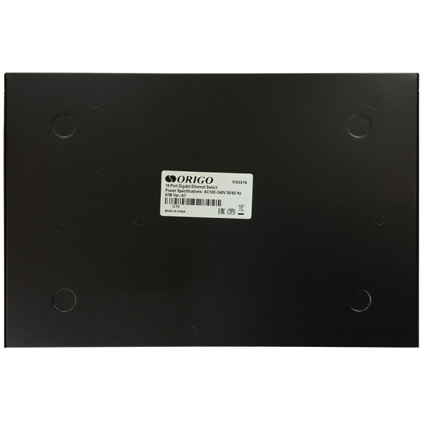 Неуправляемый коммутатор ORIGO OS2216/A1A 16x1000Base-T, DIP-переключатель