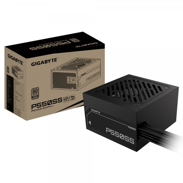 Блок питания ПК Gigabyte P550SS 550W, 80+, SILVER, НЕ модульный, ATX 3.0