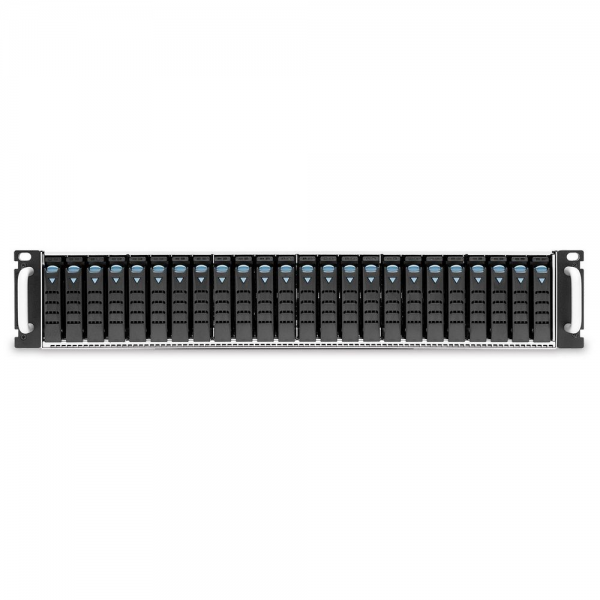 Корпус AIC XJ1-20247-02 2U 24x 2.5" hot-swap bays, hot-swap JBOD with dual SAS 24G expander controller, dual BMC, tool-less HDD tray, 800W 1+1 hot-swap redundant 80+ Platinum, tool-less rail kit (4X series)