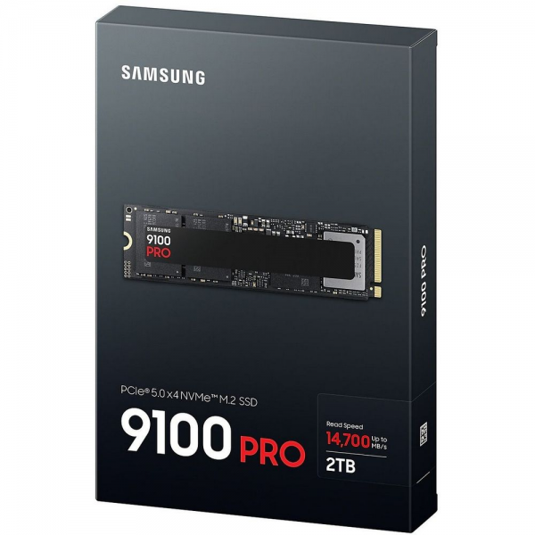Твердотельный накопитель SSD Samsung MZ-VAP2T0BW M.2 2280 2TB 9100 PRO Black PCIe Gen5x4 RTL