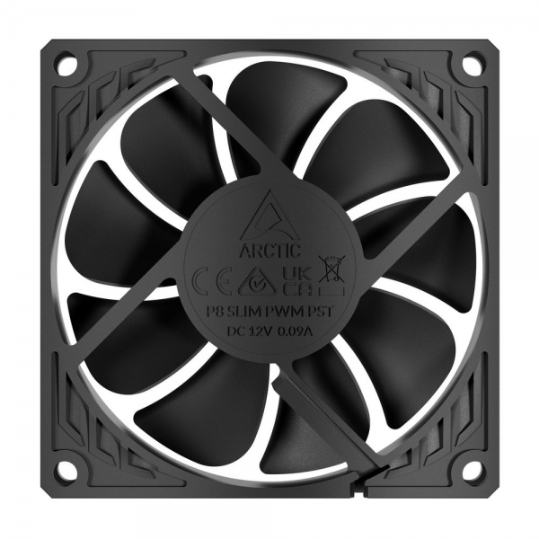 Вентилятор корпусной ARCTIC P8 SLIM PWM PST Black (ACFAN00295A)