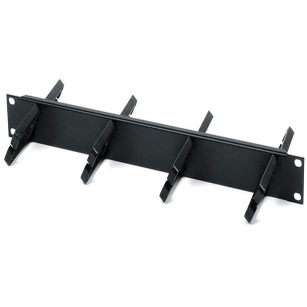 Кабельный организатор с пластиковыми кольцами Hyperline CM-2U-PL-DBL , двухсторонний, 19