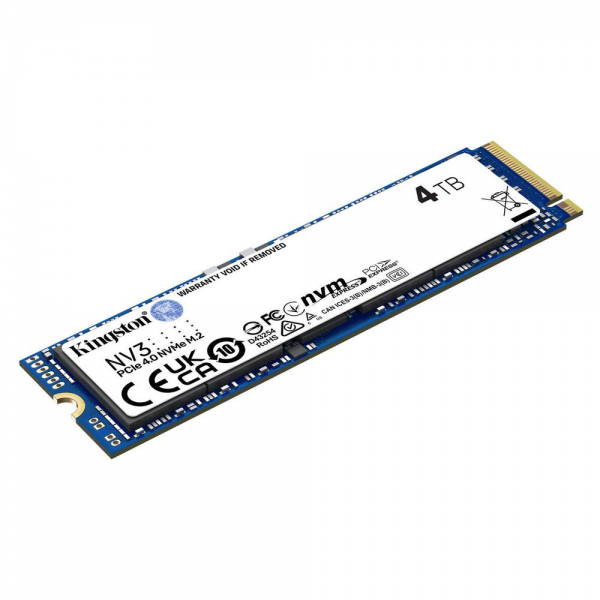 Твердотельный накопитель SSD Kingston PCIe 4.0 x4 4TB SNV3S/4000G NV3 M.2 2280