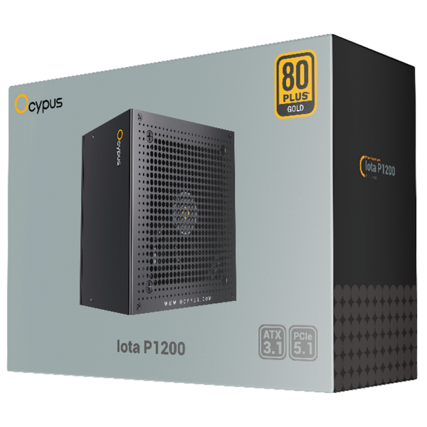 Блок питания PSU Ocypus Iota P1200 [P1200-GF] 1200W / APFC / full CM / JP capasitors / 80+ Gold