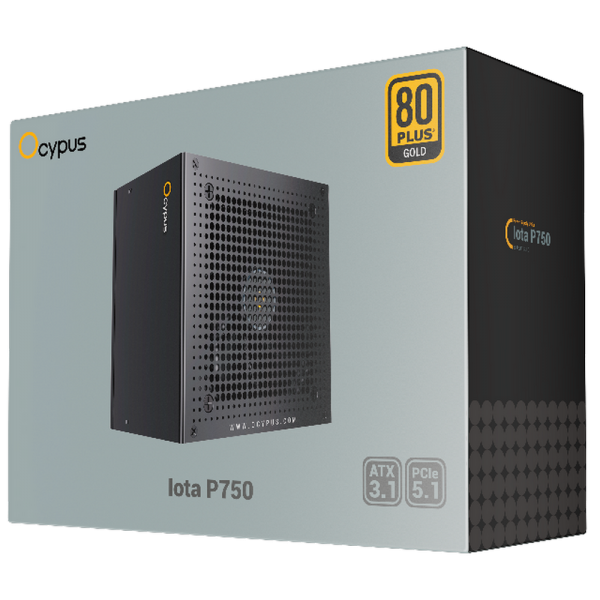 Блок питания PSU Ocypus Iota P750 [P750-GF] 750W / APFC / full CM / JP capasitors / 80+ Gold