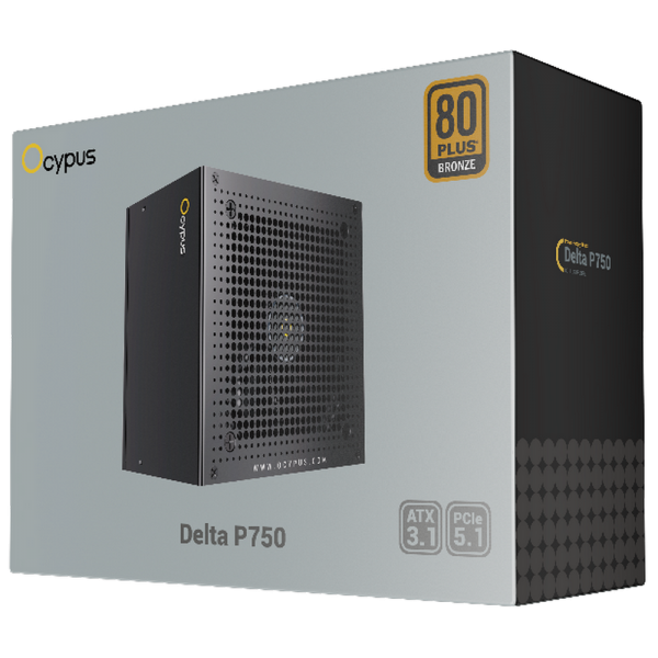 Блок питания PSU Ocypus Delta P750 [P750-BD] 750W / APFC / JP capasitors / 80+ Bronze