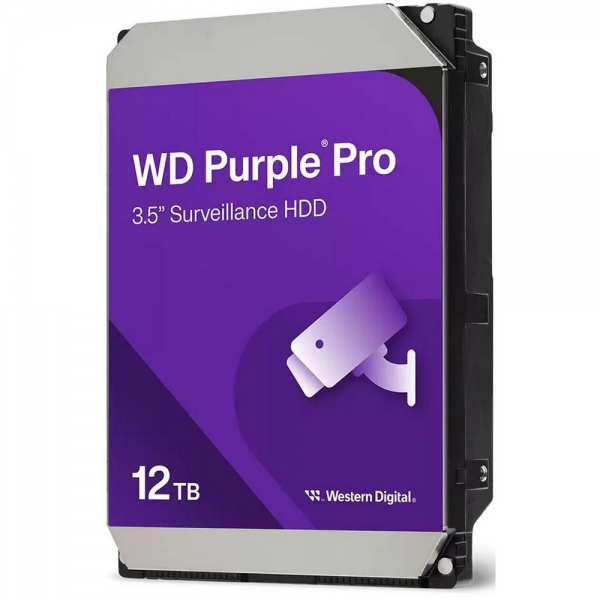 Жесткий диск Western Digital 12TB WD122PURP Purp, SATA3, Cache 256MB, 7200 rpm