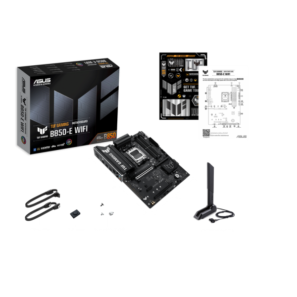 Материнская плата ASUS TUF GAMING B850-E WIFI AM5 ATX 4xDDR5 2хPCIEx16 PCIEx1 3xM.2 USB-C DP HDMI 2.5GLAN WIFI 6E