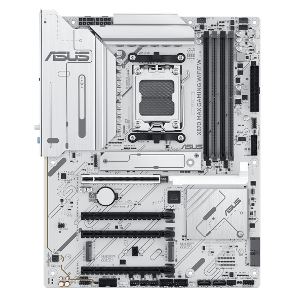 Материнская плата ASUS X870 MAX GAMING WIFI7 W AM5 ATX 4xDDR5 4хPCIEx16 PCIEx1 3xM.2 2 2xUSB-C HDMI 2.5GLAN WIFI 7