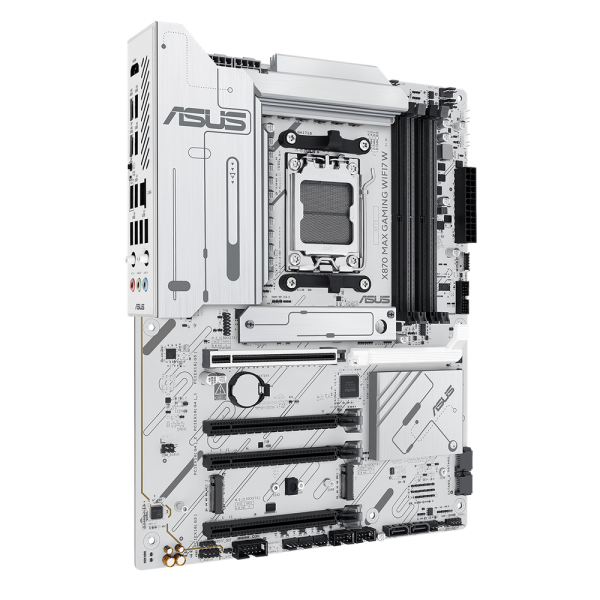 Материнская плата ASUS X870 MAX GAMING WIFI7 W AM5 ATX 4xDDR5 4хPCIEx16 PCIEx1 3xM.2 2 2xUSB-C HDMI 2.5GLAN WIFI 7