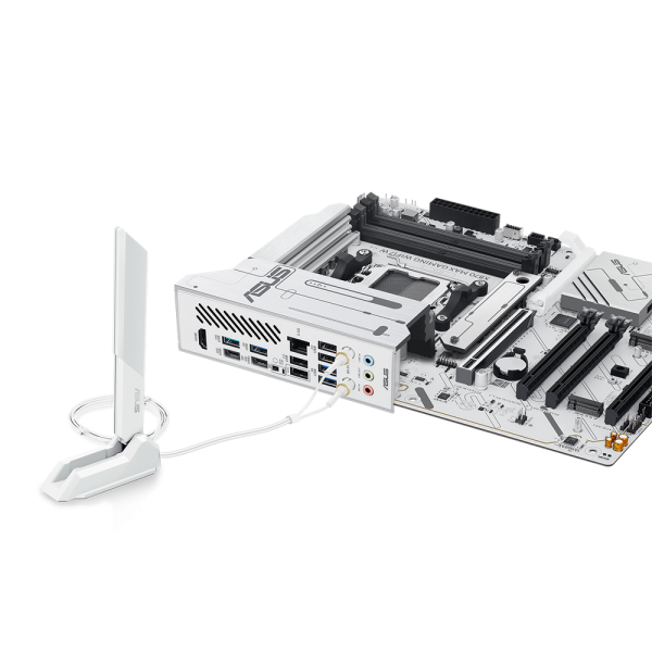 Материнская плата ASUS X870 MAX GAMING WIFI7 W AM5 ATX 4xDDR5 4хPCIEx16 PCIEx1 3xM.2 2 2xUSB-C HDMI 2.5GLAN WIFI 7