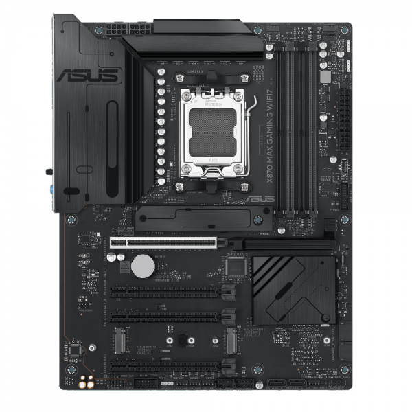 Материнская плата ASUS X870 MAX GAMING WIFI7 AM5 ATX 4xDDR5 4хPCIEx16 PCIEx1 4xM.2 2xUSB-C HDMI 2.5GLAN Wi-Fi 7