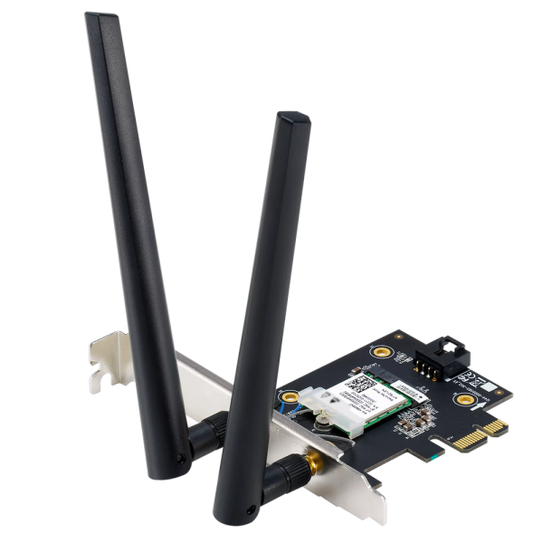 Сетевой адаптер ASUS PCE-BE6500 WiFi 7 Bluetooth 5.4 2882+2882+688Mbps 6GHz/5GHz/2.4GHz Адаптер беспроводной связи (Wi-Fi)