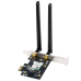 Сетевой адаптер ASUS PCE-BE6500 WiFi 7 Bluetooth 5.4 2882+2882+688Mbps 6GHz/5GHz/2.4GHz Адаптер беспроводной связи (Wi-Fi)