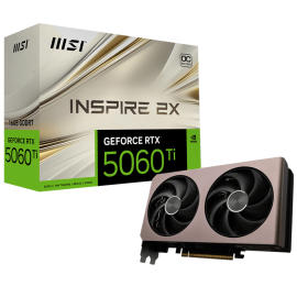 Видеокарта MSI RTX5060Ti INSPIRE 2X OC 16GB GDDR7 128bit 3xDP HDMI 2FAN RTL