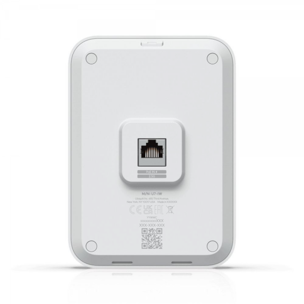 Точка доступа Wi-Fi Ubiquiti UniFi 7 AP In-Wall 2,4+5 ГГц, Wi-Fi 7, 2х2 MU-MIMO, 3х 2.5G RJ45