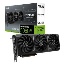 Видеокарта ASUS RTX5060Ti PRIME OC 16GB GDDR7 128bit 3xDP HDMI 3FAN RTL [PRIME-RTX5060TI-O16G]