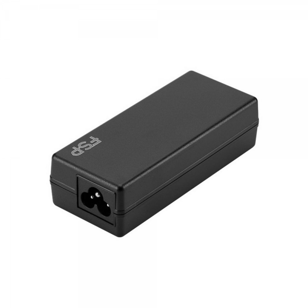 Адаптер питания FSP NB PRO 65 (FSP065-RBBN3) AC-DC 65W Adapter, Вход C6 (для ноутбучного кабеля), Кабель 1500мм, Выход 19V, в комплекте 9 переходников. RETAIL